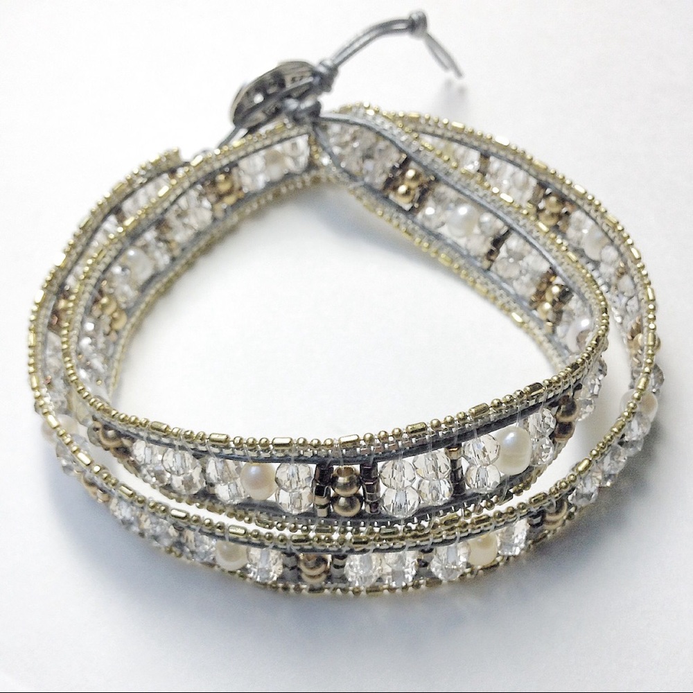 Silpada Button Clasp Wrap Bracelt